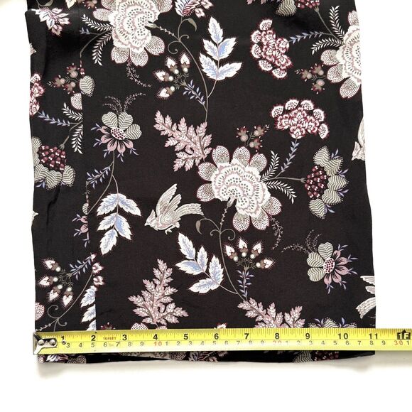 MARELLA Women’s Floral Print Silk Pants Trousers Wide Leg Italian Brand - Picture 11 of 15